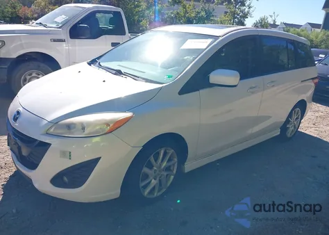 2012 Mazda Mazda5 Grand Touring from USA, damaged, VIN JM1CW2DL0C0101894